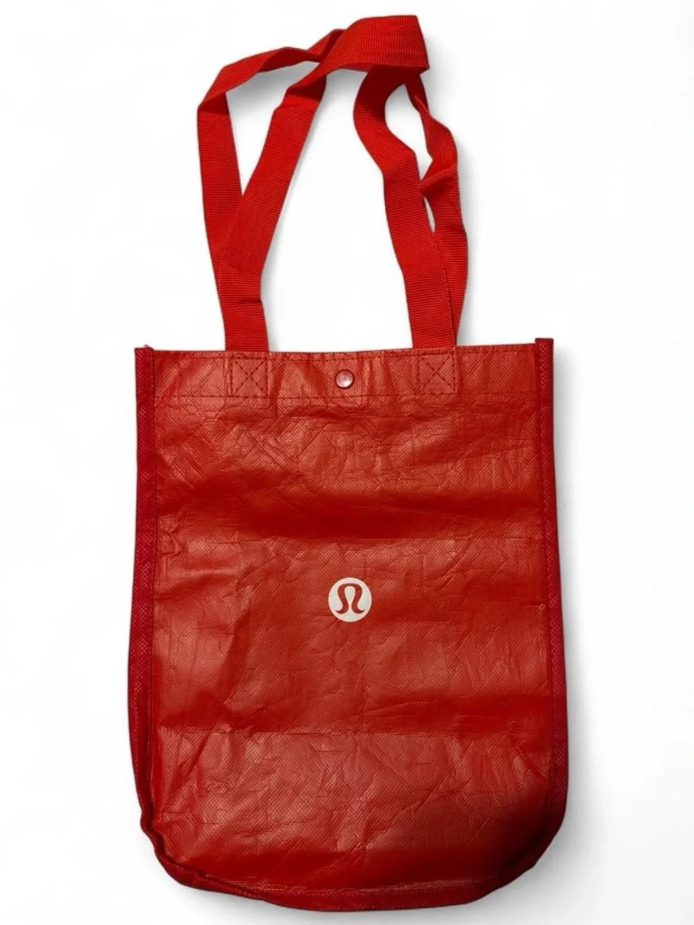 lululemon Pink and Red Logo Tote